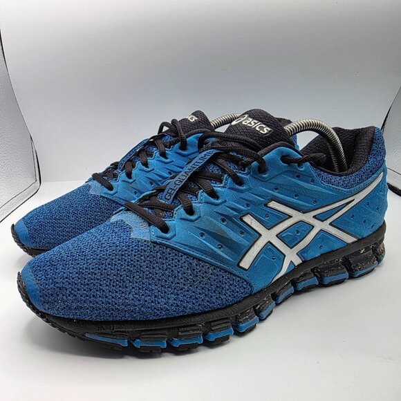 Asics Gel Quantum 180 Mens Size 10.5 Blue Black Running Shoes Athletic T837N main image 4